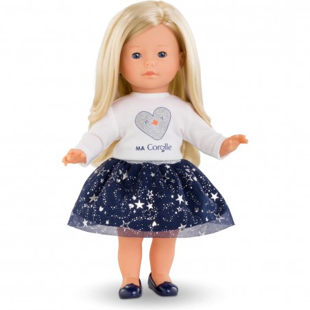 Jupe de fête nuit étoilée pour poupée 36 cm - Corolle