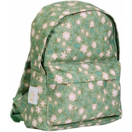 Petit sac à dos fleurs sauge - A Little Lovely Company