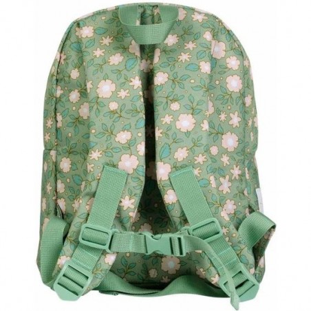 Petit sac à dos fleurs sauge - A Little Lovely Company