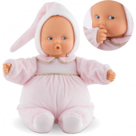 Poupée babipouce rose - poupon et doudou - Corolle