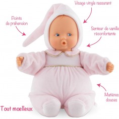 Poupée babipouce rose - poupon et doudou - Corolle 2