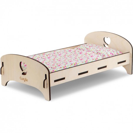 Lit en Bois pour poupon 30 et 36 cm - Corolle