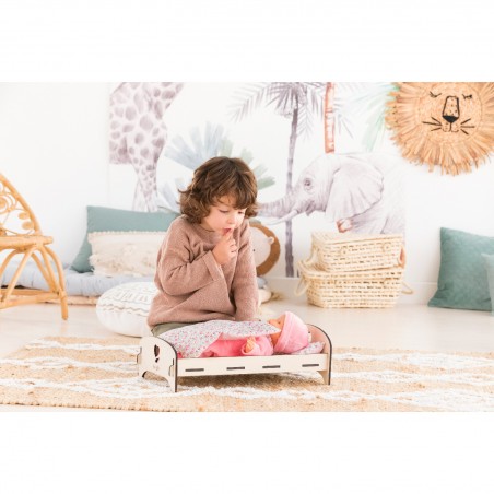 Lit en Bois pour poupon 30 et 36 cm - Corolle