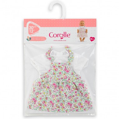 Robe Jardin en Fleurs pour poupon 30cm - Corolle