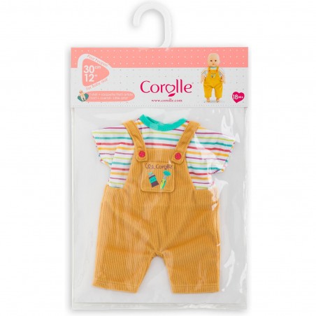 Shirt et Salopette Petit Artiste pour poupon 30 cm - Corolle