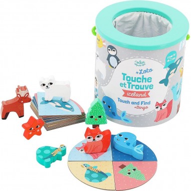 Touche et trouve Iceland Michelle Carlslund - Vilac