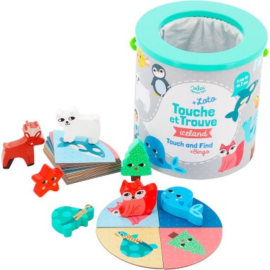 Touche et trouve Iceland Michelle Carlslund - Vilac