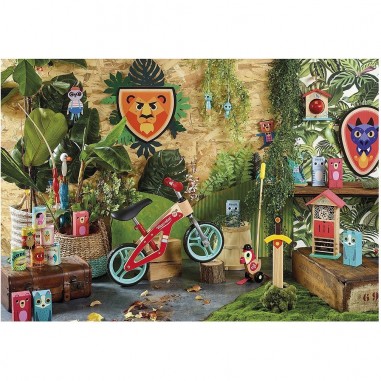 Lot bouclier & épée en bois Lion, Bouclier & épée jouet - Vilac