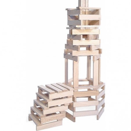 Batibloc classic 200 planches, Jeu de construction en bois, - Vilac