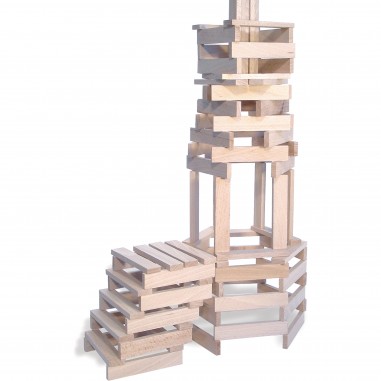 Batibloc classic 200 planches, Jeu de construction en bois, - Vilac