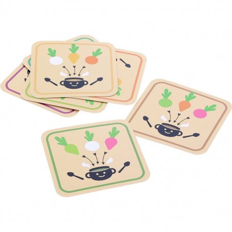 Mémotager Jour de récolte, Jeu de mémo bébé, Mémo en bois - Vilac