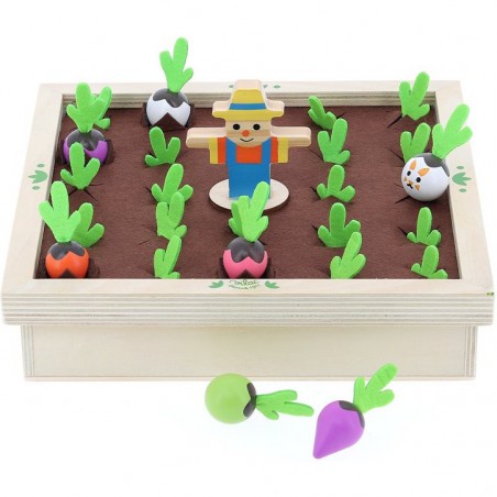 Mémotager Jour de récolte, Jeu de mémo bébé, Mémo en bois - Vilac