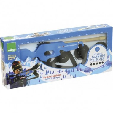 Carabine à élastique Martin Fourcade, Fusil en bois enfant, - Vilac