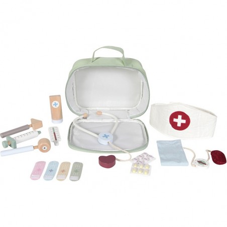 Mallette de docteur avec accessoires en bois - Little Dutch