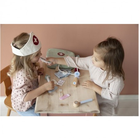 Mallette de docteur avec accessoires en bois - Little Dutch