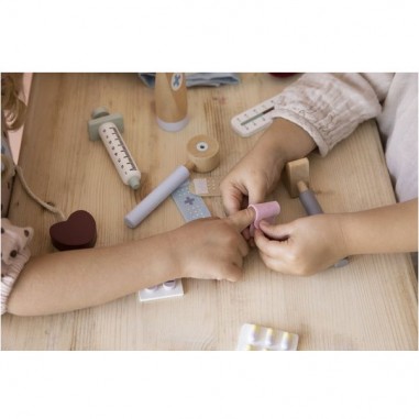 Mallette de docteur avec accessoires en bois - Little Dutch