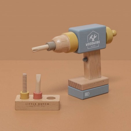 Perceuse jouet en bois - Little Dutch