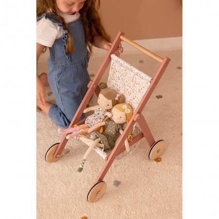 Poussette pour poupée en bois Fsc - Little Dutch