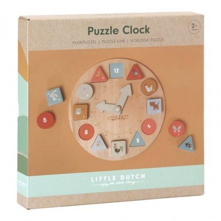 Horloge Puzzle à ? - Little Dutch
