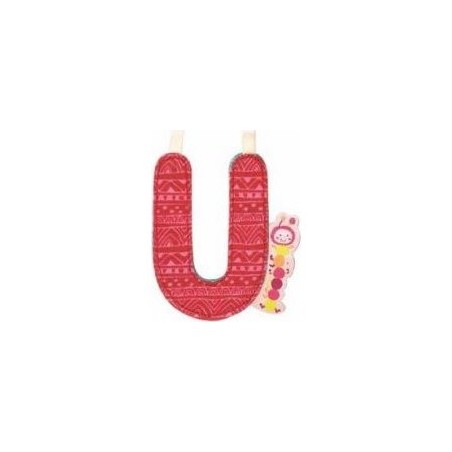 U lettre en tissu