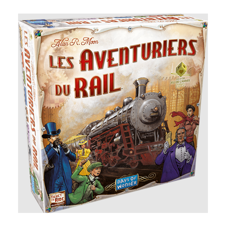 Les Aventuriers du Rail - jeu de société Asmodée