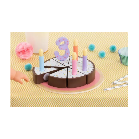 Gâteau d'anniversaire en bois Corolle