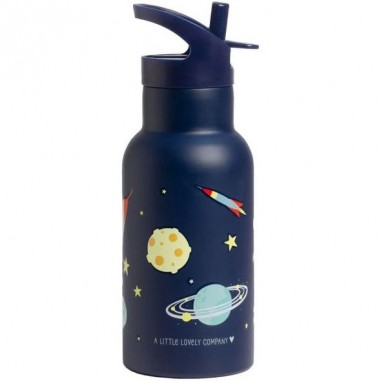 Gourde métal Espace A Little Lovely Company