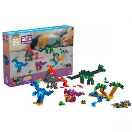 Kit découverte dinosaures 500 pièces Plus Plus