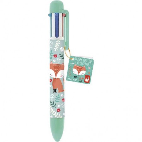 Stylo 6 couleurs Renard ou Licorne