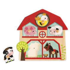 Puzzle musical Les copains de la Ferme - Un jouet - Janod 2