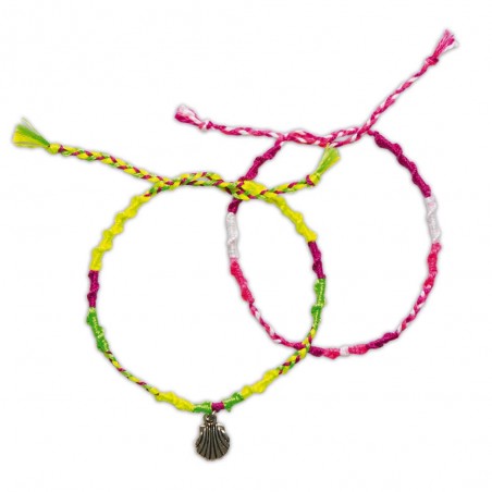 Bracelets brésiliens fluo à créer - Les ateliers bijoux - Janod