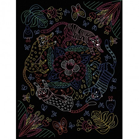 Les Ateliers du Calme : Coffret Multi-Activités Scratch Art - Janod