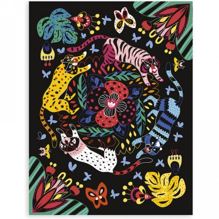 Les Ateliers du Calme : Coffret Multi-Activités Scratch Art - Janod