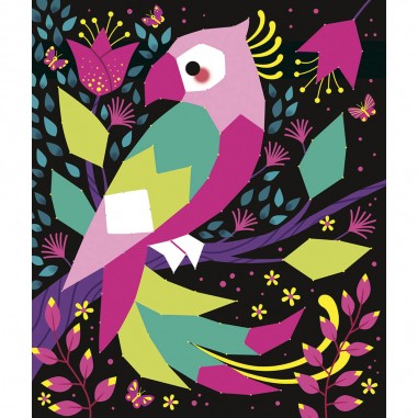 Kit créatif : 2 tableaux fils tendus animaux de la jungle - Janod