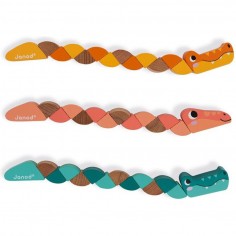 Serpent magique Crocodile articulé en bois - Janod