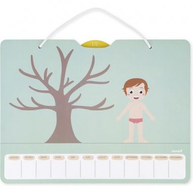Calendrier des saisons - Jeu éducatif magnétique - Janod