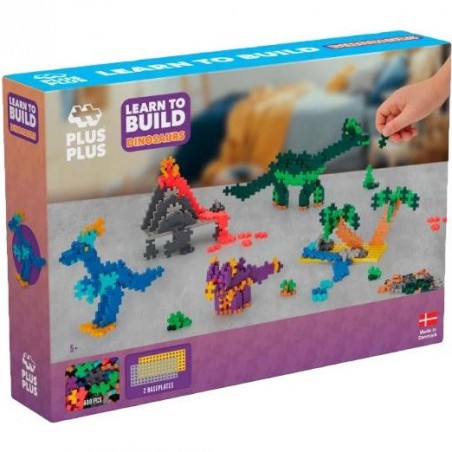 Kit découverte dinosaures 500 pièces Plus Plus