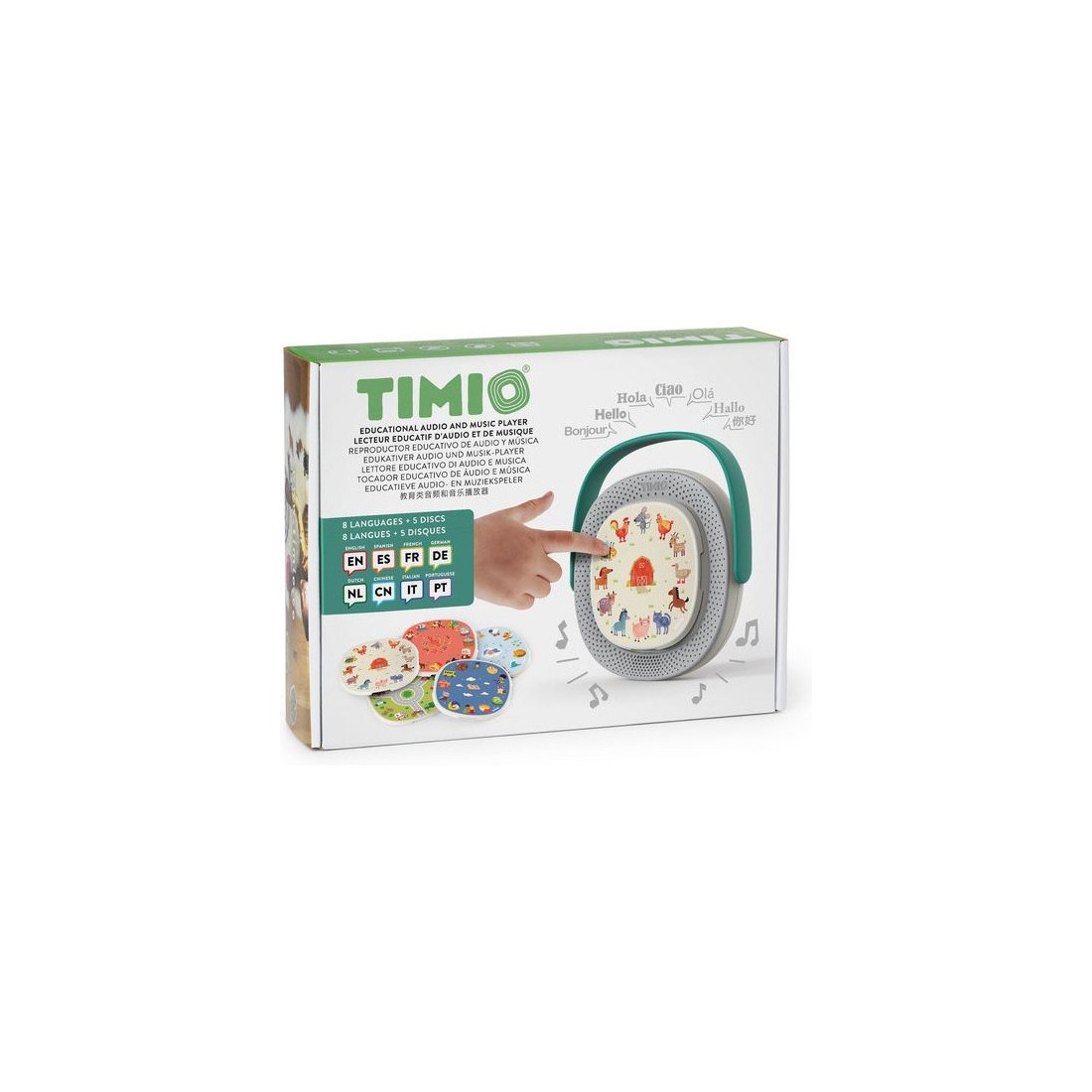Timio Lecteur audio éducatif + 5 disques