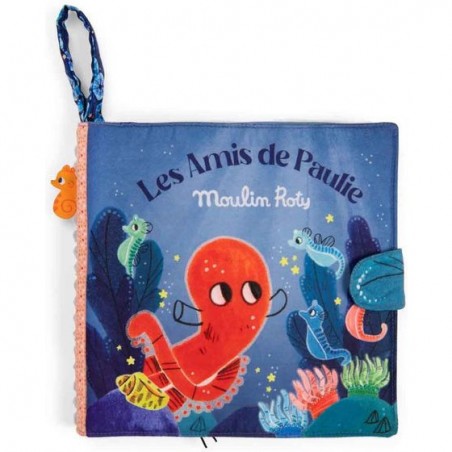Livre tissu d'activités - Les aventures de Paulie - Moulin Roty