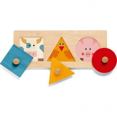 Puzzle avec forme à encastrer - Formabasic