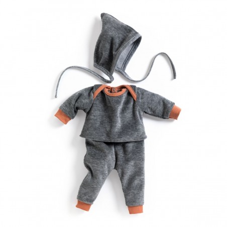 Vêtements de poupée Pearl Gray Pomea - Djeco