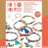 Perles papier et bracelets à créer Pop et acidulés - Do it Yourself - Djeco