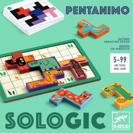 Pentanimo Sologic - Casse-tête en bois - Djeco