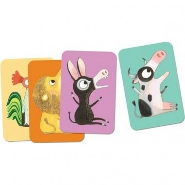 Jeu de Cartes de bataille Batameuh - Djeco Jeu de Cartes de bataille Batameuh - Djeco