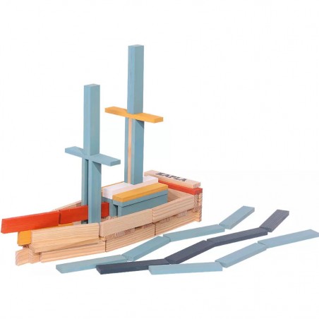Construction en bois chouette 120 planchettes - Kapla