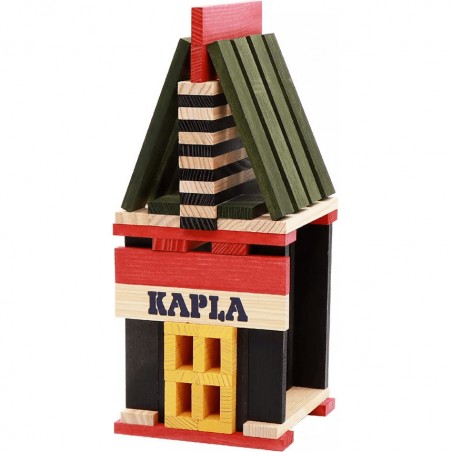 Construction en bois tracteur 155 planchettes - Kapla
