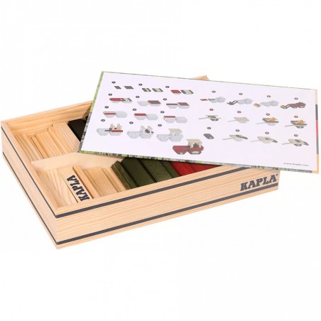 Construction en bois tracteur 155 planchettes - Kapla