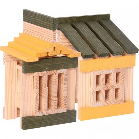 Construction en bois araignée 75 planchettes - Kapla