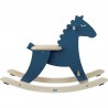 Cheval à bascule bleu avec arceau Hudada - Vilac