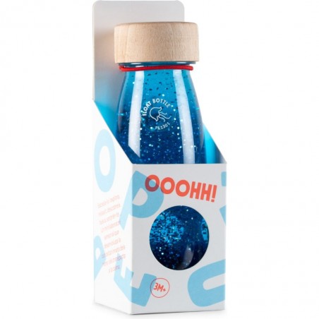 Bouteille sensorielle Float bleue - Petit Boum